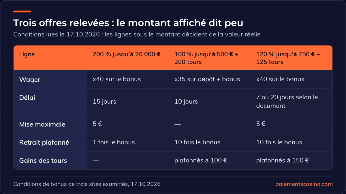 lire les conditions d’un bonus sur un casino en ligne fiable