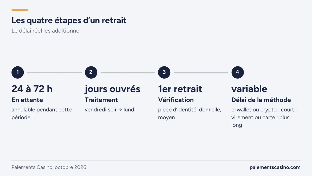 retirer ses gains d’un casino en ligne