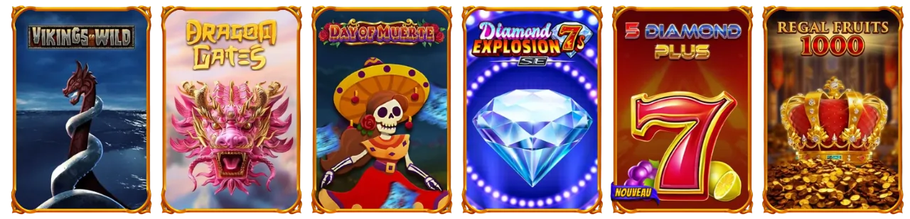 Vue d’ensemble de toutes les machines à sous sur AbuKing Casino