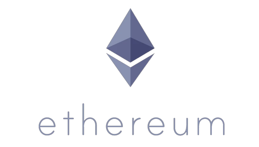 Logo Ethereum et cryptomonnaie ETH – symbole de la blockchain Ethereum