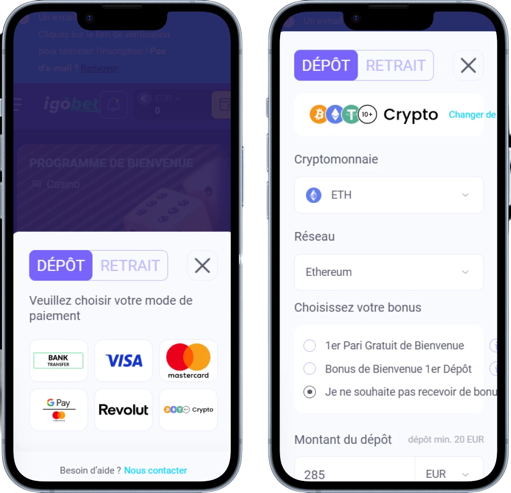 Application Ethereum mobile – portefeuille crypto sur smartphone
