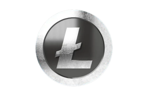 Logo Litecoin LTC petit format – cryptomonnaie rapide pour dépôts et retraits casino