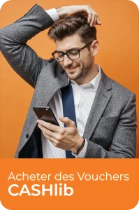 CashLib ticket prépayé paiement casino