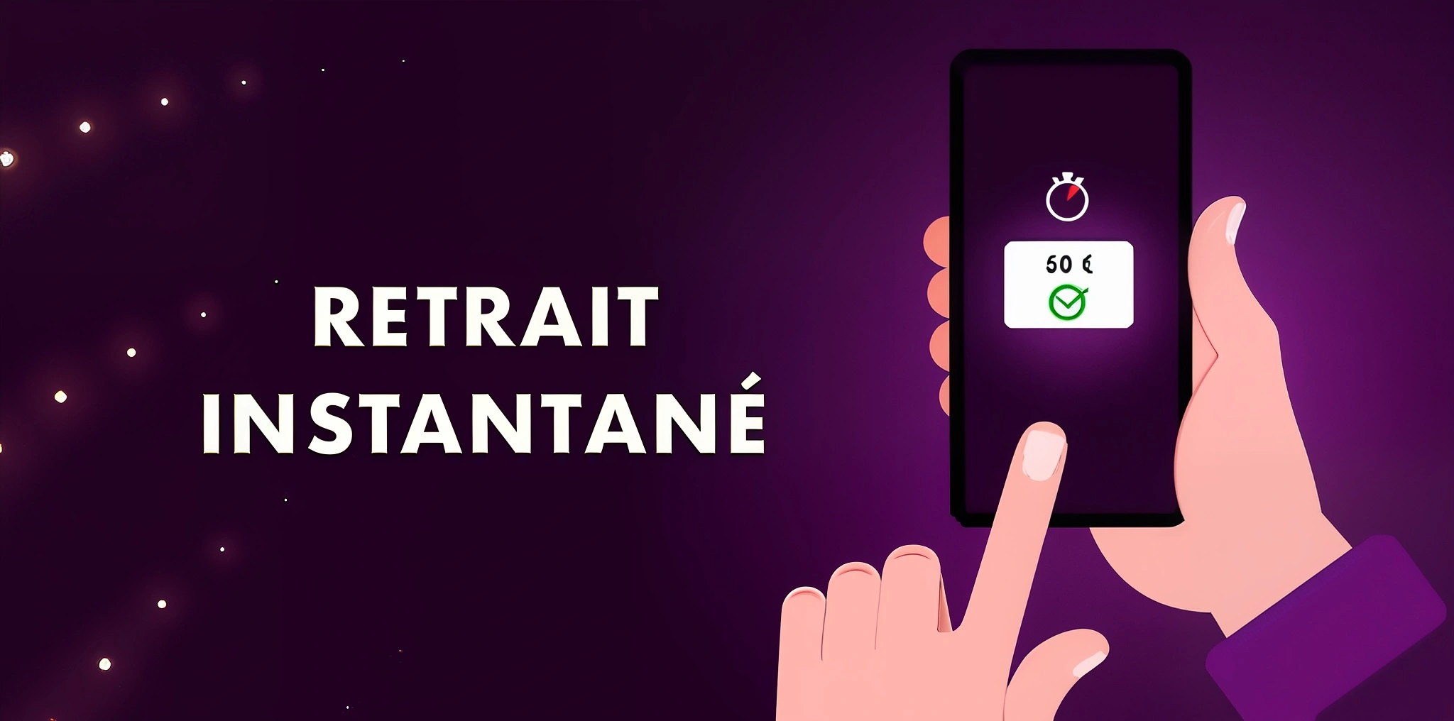 Photo retrait instantané sur mobile – interface casino en ligne pour retrait rapide immédiat