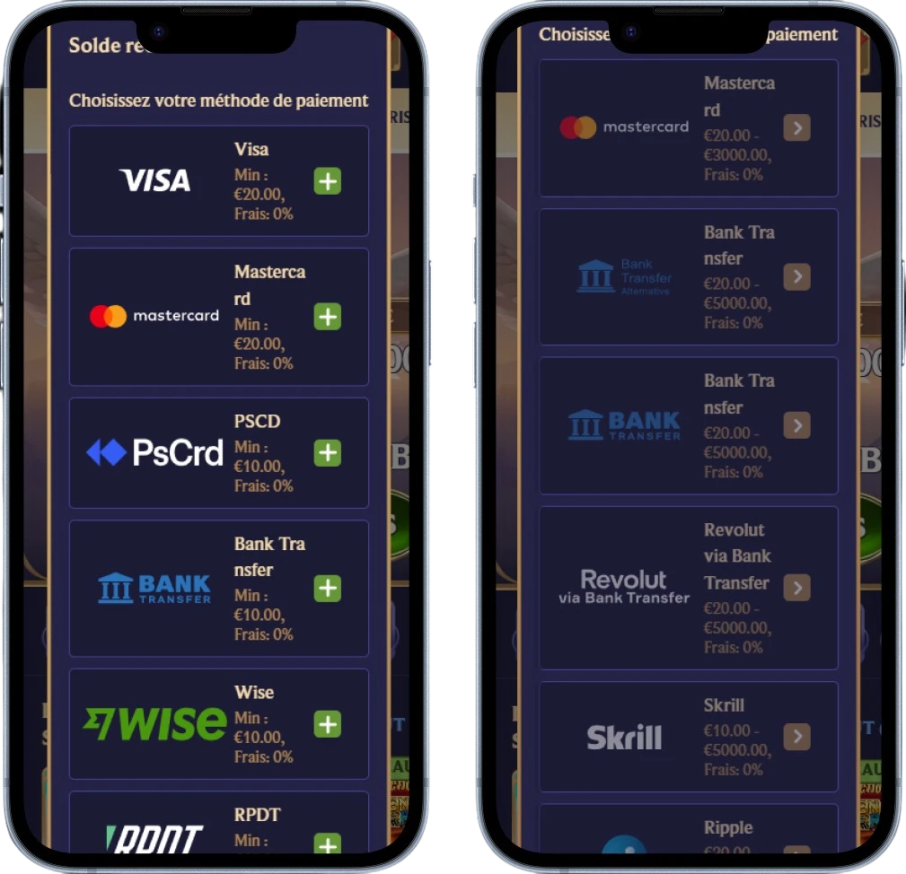 Retrait instantané sur mobile – retrait rapide et immédiat casinos en ligne